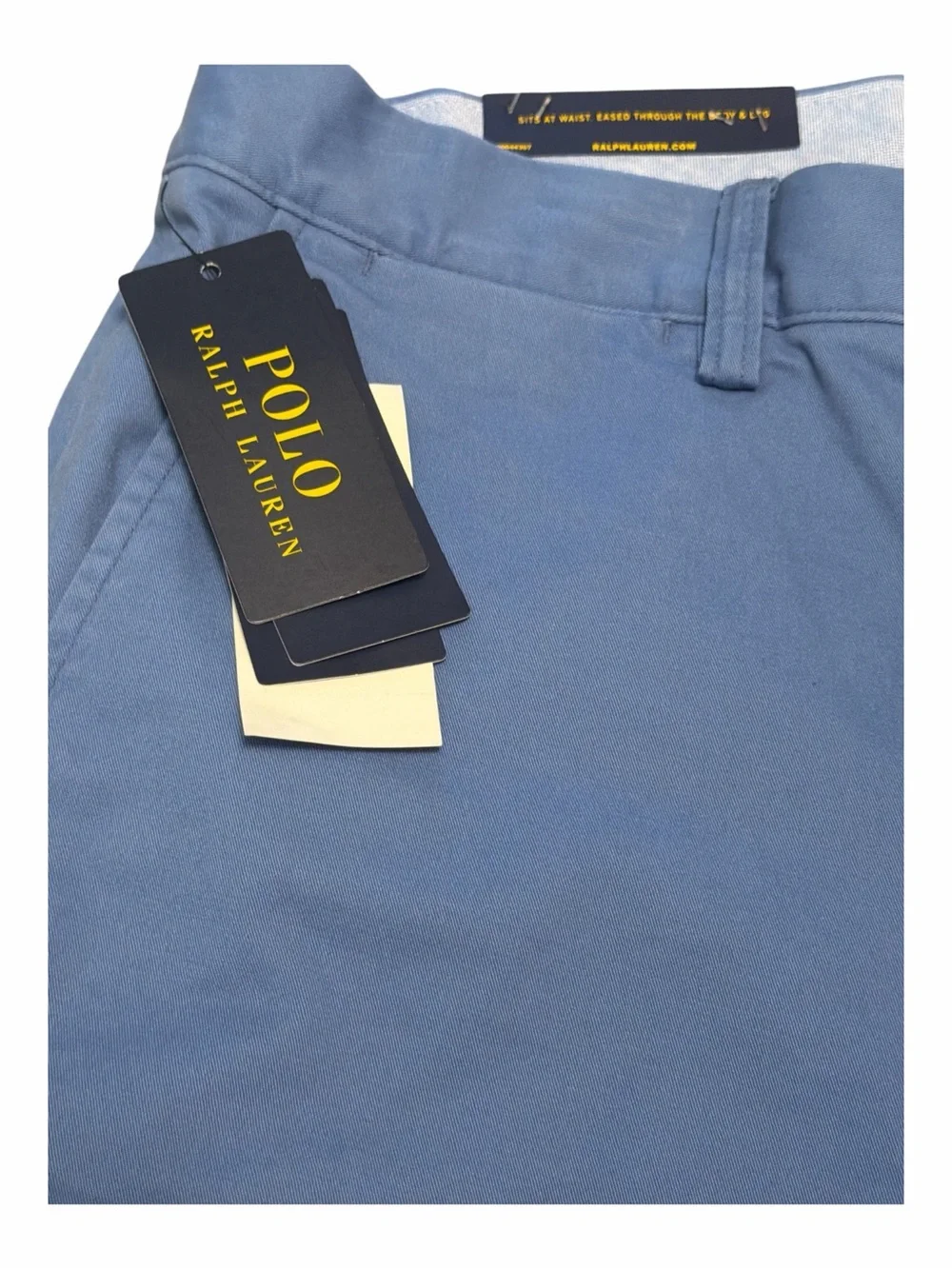 NWT Polo Ralph Lauren Stretch Classic Fit 9” Slate Blue Shorts Men’s 32
